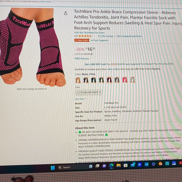 TechWare pro ankle brace - Picture 2 of 2